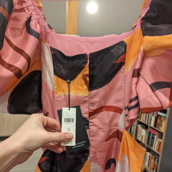 Anthropologie Aureta Studio Printed Dress - Picture 7 of 8